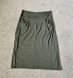 Falda Lápiz Venus Midi Talla Para Mujer X-GRANDE Verde Oficina Sirena Boho Chic - Imagen 1 de 6