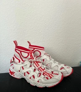 Vivienne Westwood x Asics Gel Mai knit SQUIGGLE red/White Size 9/42 - Bild 1 von 6