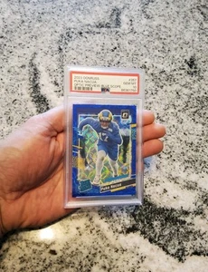 2023 Donruss Optic Preview Blue Scope Prizm #357 Puka Nacua RC PSA 10 - Bild 1 von 5