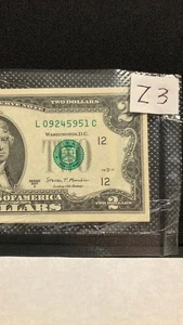 25 Sequential US$2 Bills Crisp Uncirculated! 2017A L Series - FW  /Lot-Z3 - Picture 1 of 7