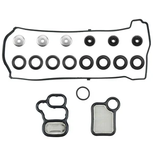 Valve Cover Gasket Set Spark Plug Tube Seal VTEC Solenoid Gasket VS50614R 158... - Picture 1 of 6