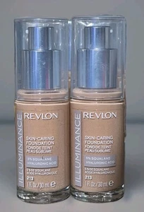 (2x) Revlon Illuminance Skin-Caring Liquid Foundation 213 Light Natural - Picture 1 of 8