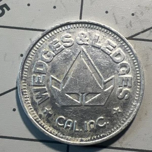 Wedges And Ledges Token Redondo Beach California Coin - Picture 1 of 2
