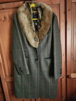 Joules Women's Tweed Coat Size 18 - Image 1 of 3