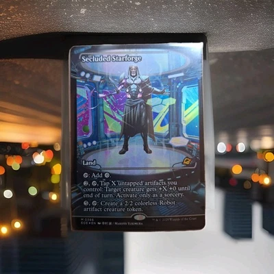 Secluded Starforge Edge of Eternities Foil MTG Magic The Gathering Land EOE - Image 1 of 3