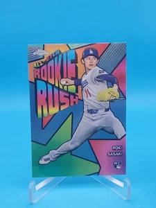 Roki Sasaki 2025 Topps Chrome RC #CERR-10 All Etch Rookie Rush - Dodgers - Picture 1 of 2