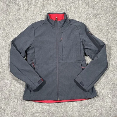 Chaqueta Chic Fil A Para Mujer Azul Medio Softshell Cremallera Completa Polar Bolsillos Empleado Foto 1 de 4