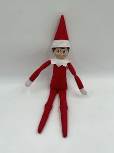 2005 Elf on the Shelf 12" Christmas Boy Doll Brown Hair Knee Hugger CCA & B - Picture 1 of 7