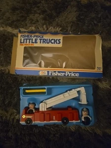 Fisher-Price: Little People Fire Truck Rig (1983), Model 346 w/ Original Box - Picture 1 of 7