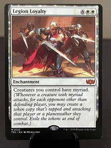 Off Center Legion Loyalty, Magic the Gathering Misprint /Error Card, MTG - Picture 1 of 4