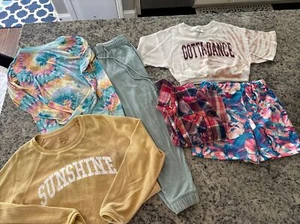 TEENS GIRL Lot of 6 Aerie Thread & Supply Boutique Hollister Sweatshirt Pants - Picture 1 of 8
