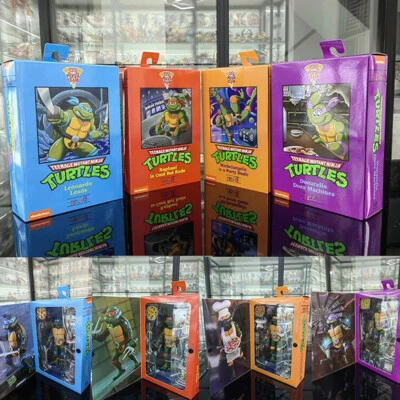 NECA Teenage Mutant Ninja Turtles TMNT Pizza Club 18cm Action Figure Toys Model - image 1 of 4