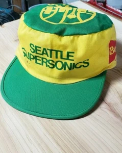 Seattle Sonics NBA Vintage Logo sportliche Kappe Mütze Edelstein Spritzer - Bild 1 von 8