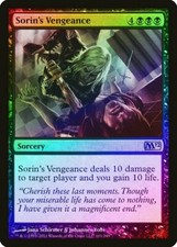 Sorin's Vengeance FOIL Magic 2012 / M12 NM Black Rare MAGIC MTG CARD ABUGames