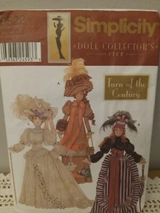 Simplicity 9522 Doll Collectors Club Pattern Turn of the Century One Size Uncut - Picture 1 of 6