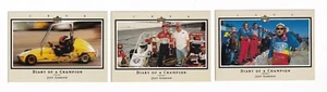1996 UD RTTC DIARY OF A CHAMPION SILVER FLAG/SEAL-#DC2 Jeff Gordon-1 CARD ONLY! - Picture 1 of 2