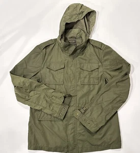 Scotch and Soda Type A-Z Field ArmyGreen jacket Size Large With Built In Hood - Picture 1 of 24