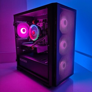 PC de escritorio para juegos AMD Ryzen 5 + AMD Radeon RX 7800XT - 2 TB de almacenamiento SSD - 32 GB RAM