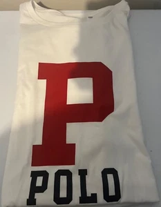 Polo Ralph Lauren Herren Big and Tall POLO WEISS GRAFIK T-Shirt Neu mit Etikett 4XLT - Bild 1 von 5