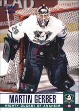 2003-04 (DUCKS) Pacific Blue #2 Martin Gerber/250