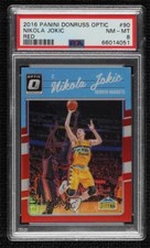 2016-17 Panini Donruss Optic Red Prizm 5/99 Nikola Jokic #90 PSA 8