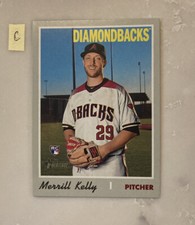 2019 Topps Heritage #594 Merrill Kelly RC Diamondbacks Rookie Card