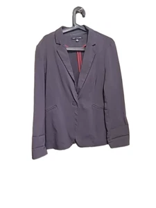 Zac & Rachel Size L Blazer Grey Gray Jacket Business Casual Formal Classic - Picture 1 of 15