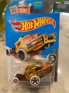 2016 Hot Wheels HW Super Chromes 8/10 HW POPPA WHEELIE Dorado - Imagen 1 de 1