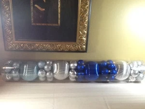 Holiday Time Christmas Ornaments Traditional Shatterproof Set of 70 Ornaments - Picture 1 of 9