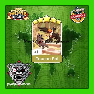 Mono_poly_Go! - TOUCAN PAL - 5 Star Sticker - Movie Night Album - Fast Delivery - Picture 1 of 1