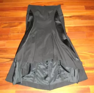 NWOT Women's Junya Watanabe Comme Des Garçons Wool Skirt Size S Color Black - Picture 1 of 13