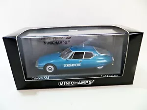 MINICHAMPS '1970 CITROEN SM GENDAMERIE POLICE CAR'. Ltd Ed. 1:43. MIB/BOXED - Picture 1 of 6