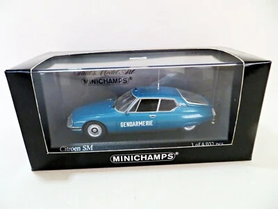 MINICHAMPS '1970 CITROEN SM GENDAMERIE POLICE CAR'. Ltd Ed. 1:43. MIB/BOXED - Image 1 of 4