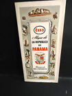 Carte de voyage vintage de La Republica de PANAMA par ESSO Standard Oil