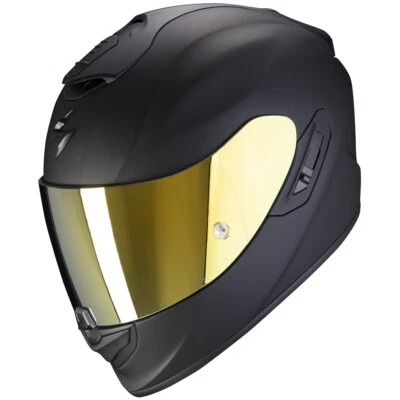 Scorpion Exo-1400 Air Solid Matt-Schwarz Integralhelm Motorradhelm - Bild 1 von 3