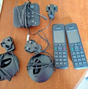 Gigaset C570A Duo Twin Telefon bezprzewodowy z oddzielną sekretarką - Zdjęcie 1 z 4