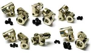 Uni Universal Joint Cup Coupling Silver Steel 9mm - 11mm x 4mm - 6mm Options - Picture 1 of 7