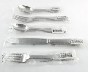 Ricci Argentieri Art Déco Inox 5 Pezzi Impostazione SIGILLATO - Foto 1 di 12