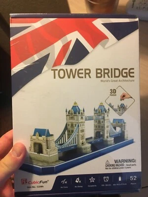 Cubic Fun - 3D Puzzle Tower Bridge London England Medium - Image 1 of 2