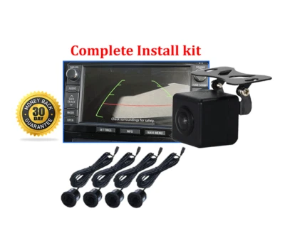 Reverse Camera Kit with Parking Sensors to suit Mitsubishi Outlander 2013-2018 - Image 1 of 4