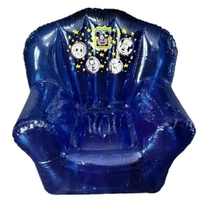 Vintage 90s Toon Disney Channel Inflatable Bubble Clubsessel Blau Neu Mickey - Bild 1 von 6
