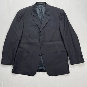 Giacca tuta cappotto sportivo Jones New York blazer uomo 42 S lana navy 3 bottoni - Foto 1 di 13