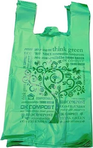 4 kg 300 Buste Sacchetti Shopper Biodegradabili Compostabili 32x60 cm Alimentari - Imagen 1 de 1