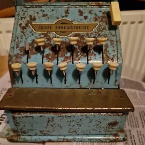 Vintage Caisse Enregistreuse Metal Toy Cash Register - Picture 1 of 10