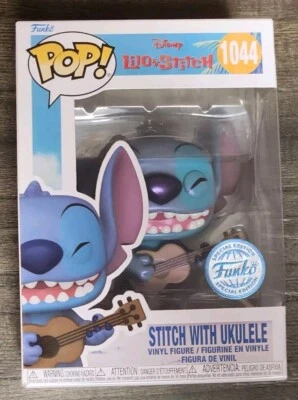 Funko Pop Stitch 带尤克里里特别版 1044 Megacon 2025 Pearlescent  — 第 1/3 张图片