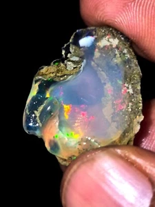 very rare Natural Ethiopian Opal Rough, Raw Opal, welo fire opal, 1642 - Picture 1 of 5