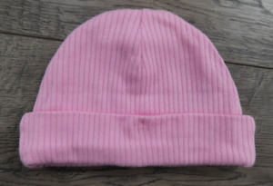 Baby Girl Clothes Nwot Gerber Newborn Solid Pink Ribbed Baby Hat