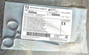 NEU SYMMETRIE CHIRURGISCHE KOSCHERE HÄMOSTATISCHE ZANGE GERADE 1 X 2 ZÄHNE KOSTENLOSER VERSAND - Bild 1 von 8