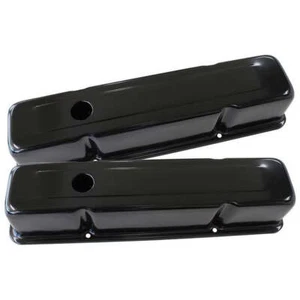 Aeroflow AF1822-5050 Valve Cover Tall Black Without Logo Fits Chev 283-350 SBC - Picture 1 of 1
