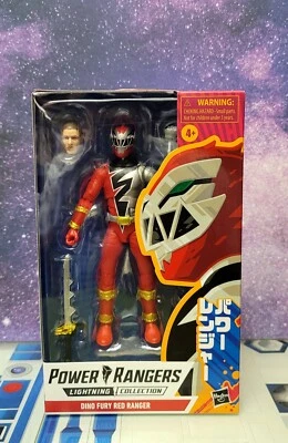Power Rangers Lightning Collection "Dino Fury Red Ranger" 6" Figure - Image 1 of 4